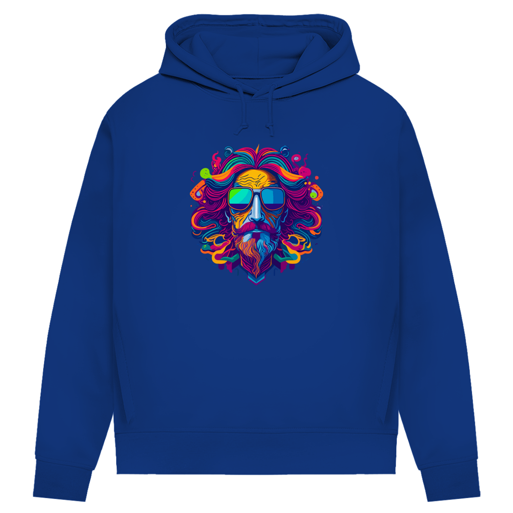 Damen Premium Bio Hoodie Psychedelic Zeus