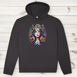 Herren Premium Bio Hoodie Peace Hippie Girl