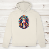 Herren Premium Bio Hoodie Peace Hippie Girl