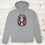 Herren Premium Bio Hoodie Peace Hippie Girl
