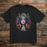 Oversize T-Shirt Peace Hippie Girl