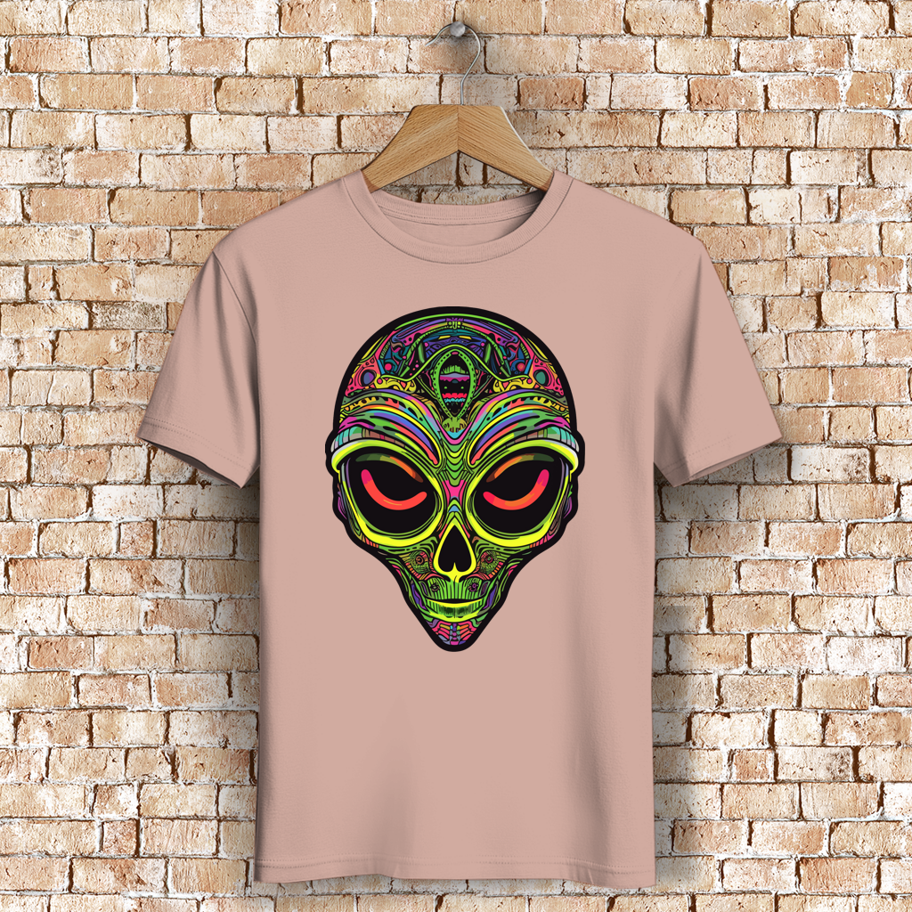 Herren Premium Bio T-Shirt Neon Alien