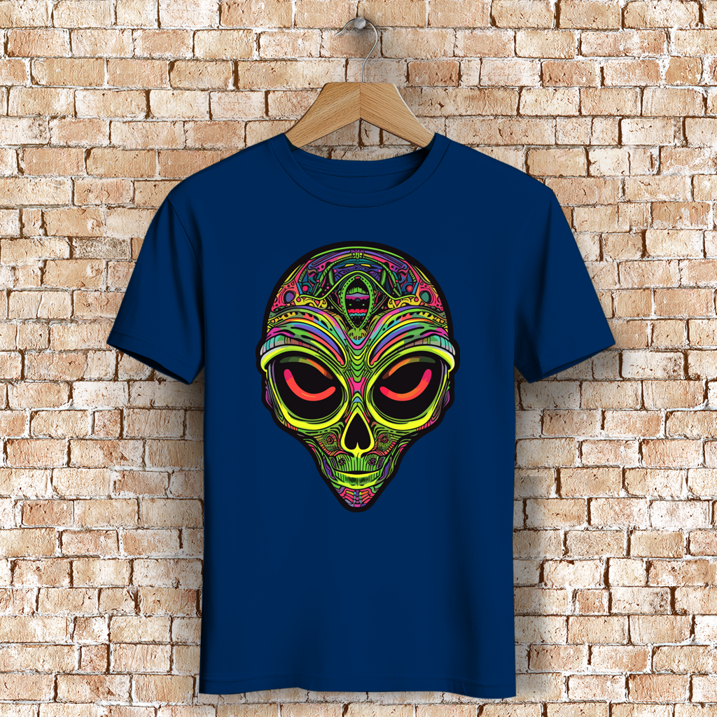 Herren Premium Bio T-Shirt Neon Alien
