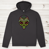 Herren Premium Bio Hoodie Neon Alien