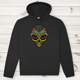Herren Premium Bio Hoodie Neon Alien