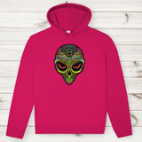 Herren Premium Bio Hoodie Neon Alien