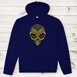 Herren Premium Bio Hoodie Neon Alien