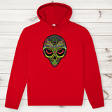 Herren Premium Bio Hoodie Neon Alien