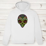 Herren Premium Bio Hoodie Neon Alien