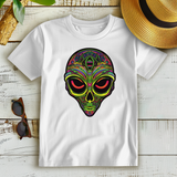 Damen Premium Bio T-Shirt Neon Alien