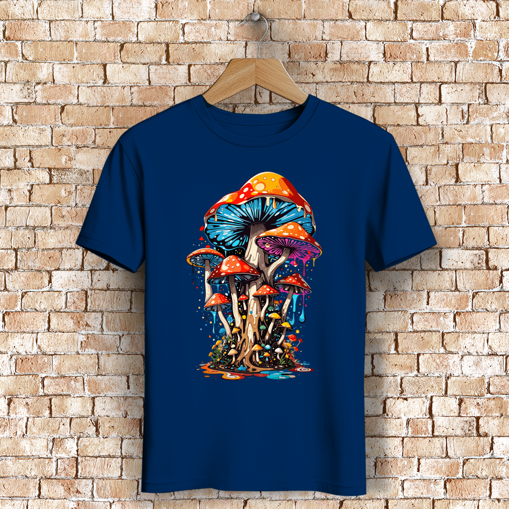 Herren Premium Bio T-Shirt Mushroom Drip