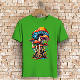 Herren Premium Bio T-Shirt Mushroom Drip