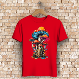 Herren Premium Bio T-Shirt Mushroom Drip