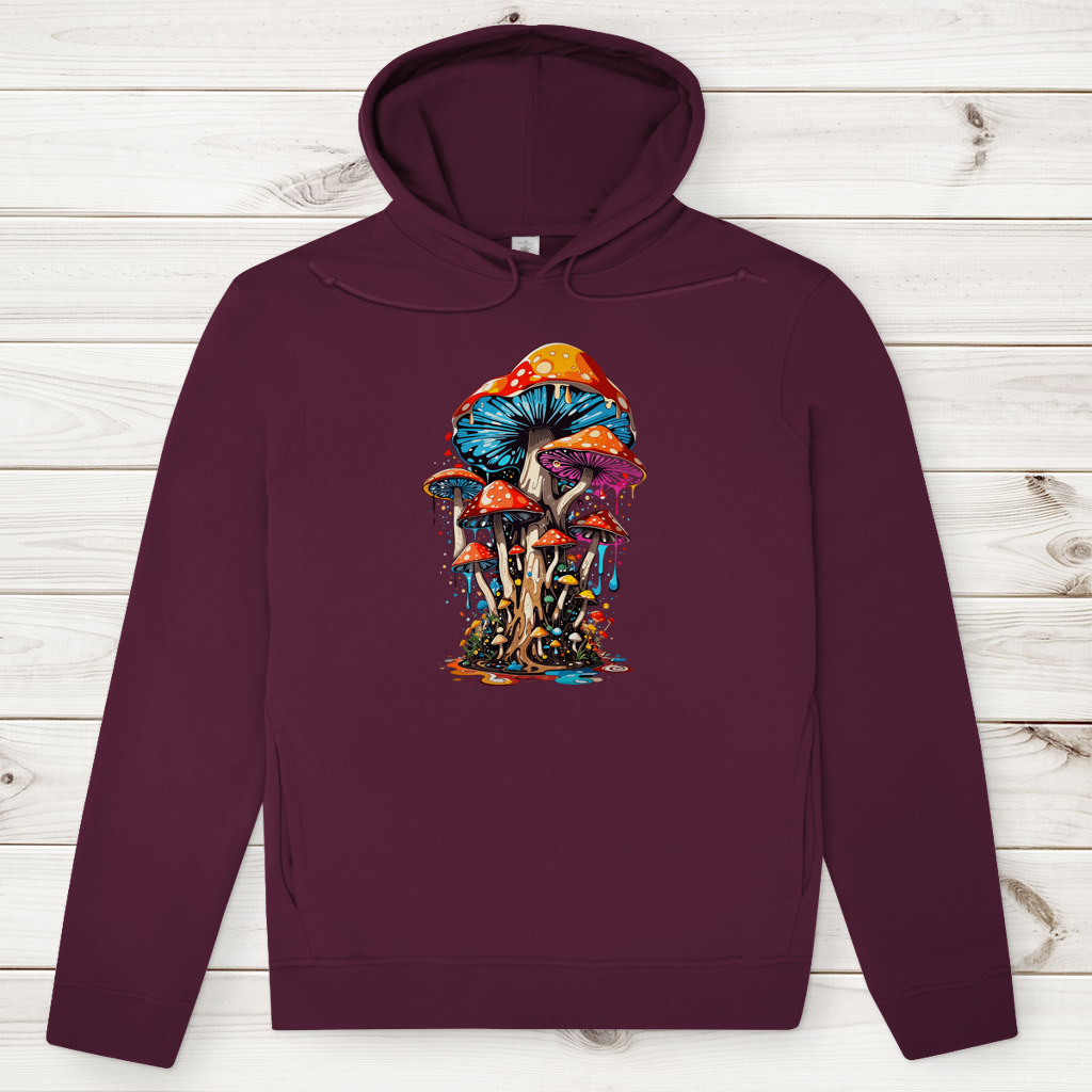 Herren Premium Bio Hoodie Mushroom Drip