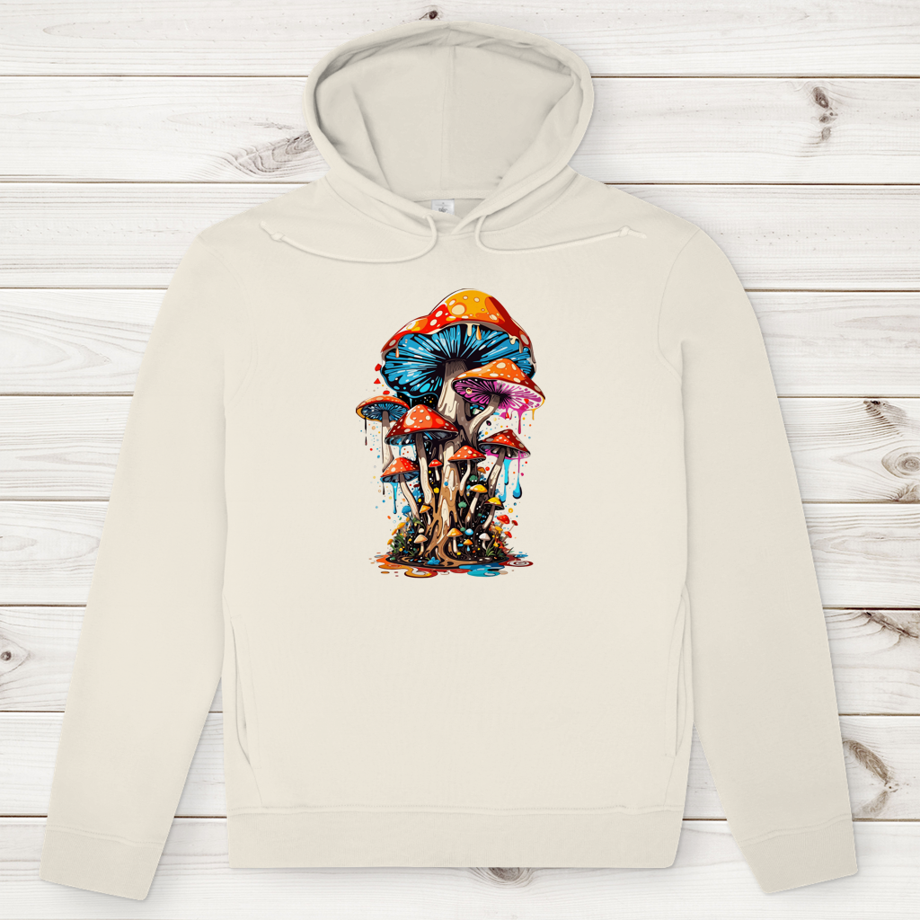 Herren Premium Bio Hoodie Mushroom Drip