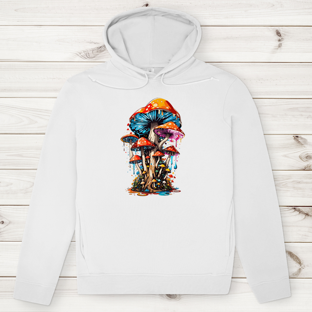 Herren Premium Bio Hoodie Mushroom Drip
