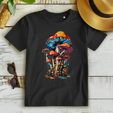 Damen Premium Bio T-Shirt Mushroom Drip