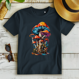 Damen Premium Bio T-Shirt Mushroom Drip
