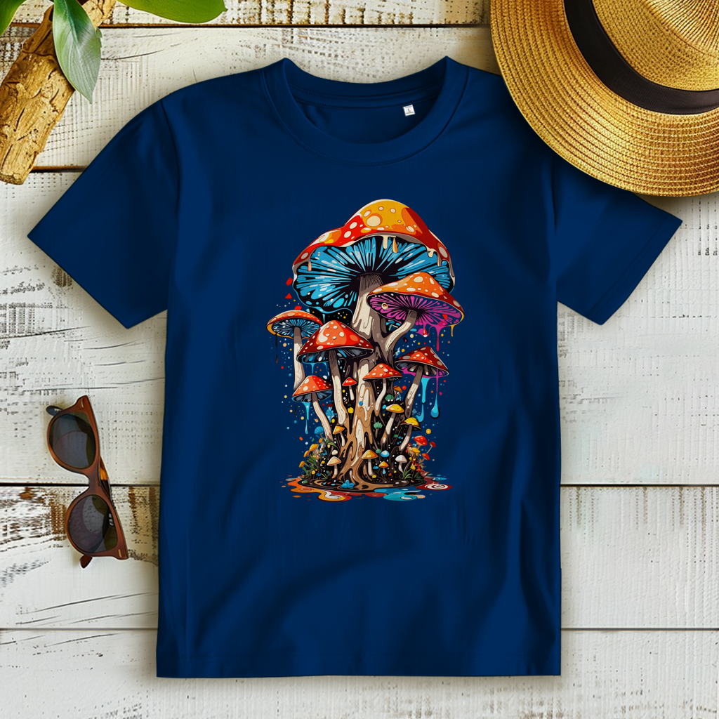 Damen Premium Bio T-Shirt Mushroom Drip