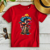 Damen Premium Bio T-Shirt Mushroom Drip