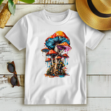 Damen Premium Bio T-Shirt Mushroom Drip