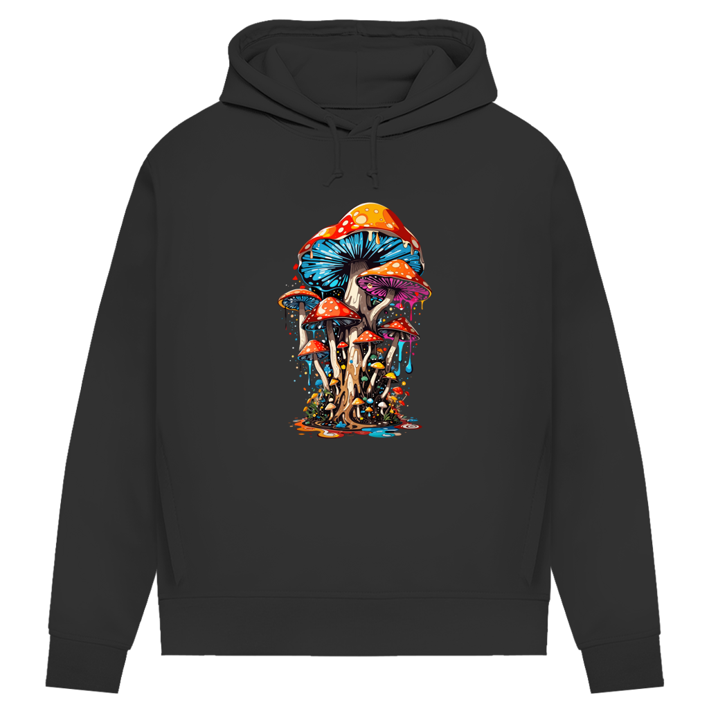 Damen Premium Bio Hoodie Mushroom Drip