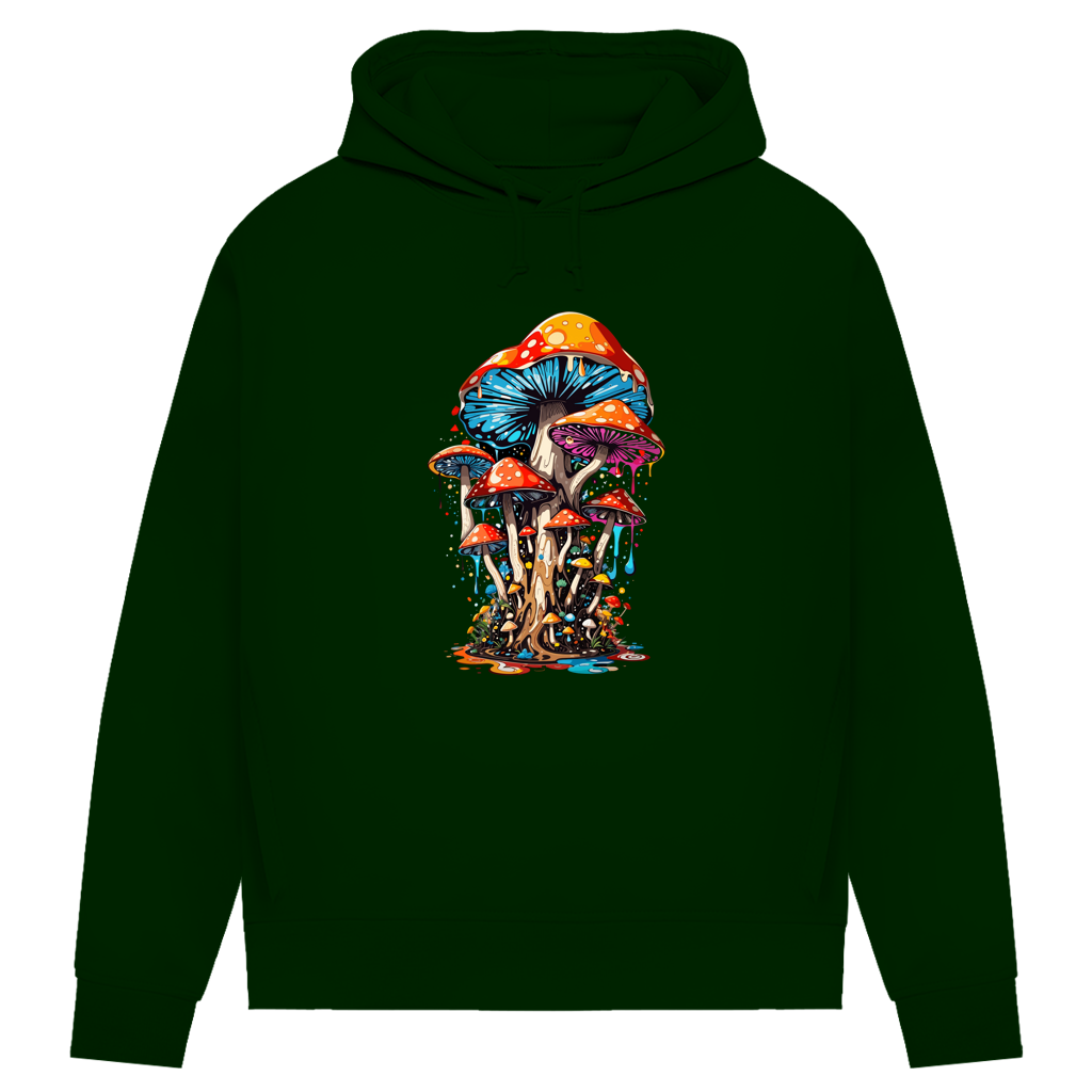 Damen Premium Bio Hoodie Mushroom Drip