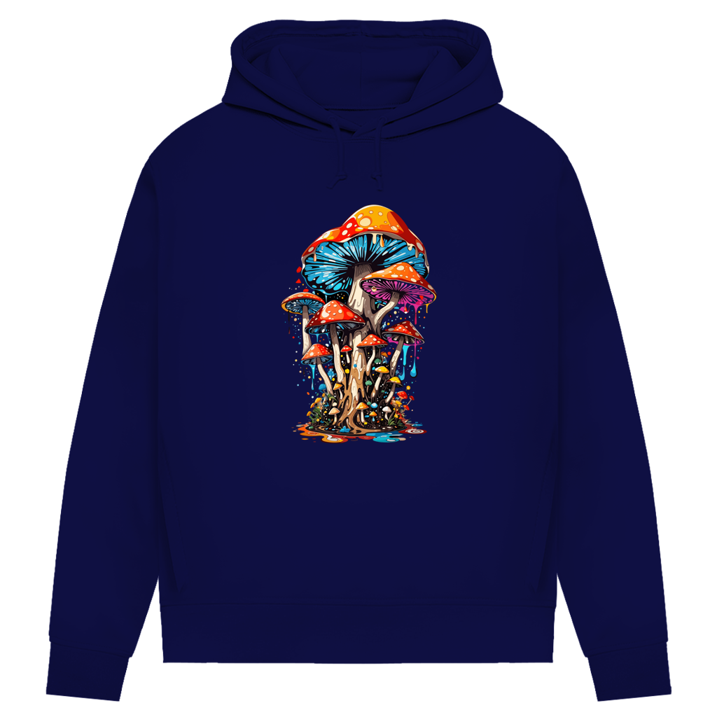 Damen Premium Bio Hoodie Mushroom Drip