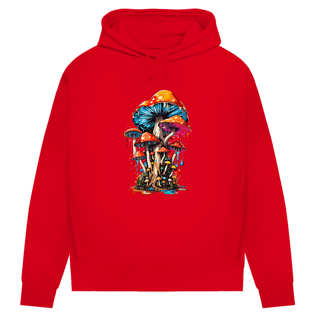 Damen Premium Bio Hoodie Mushroom Drip