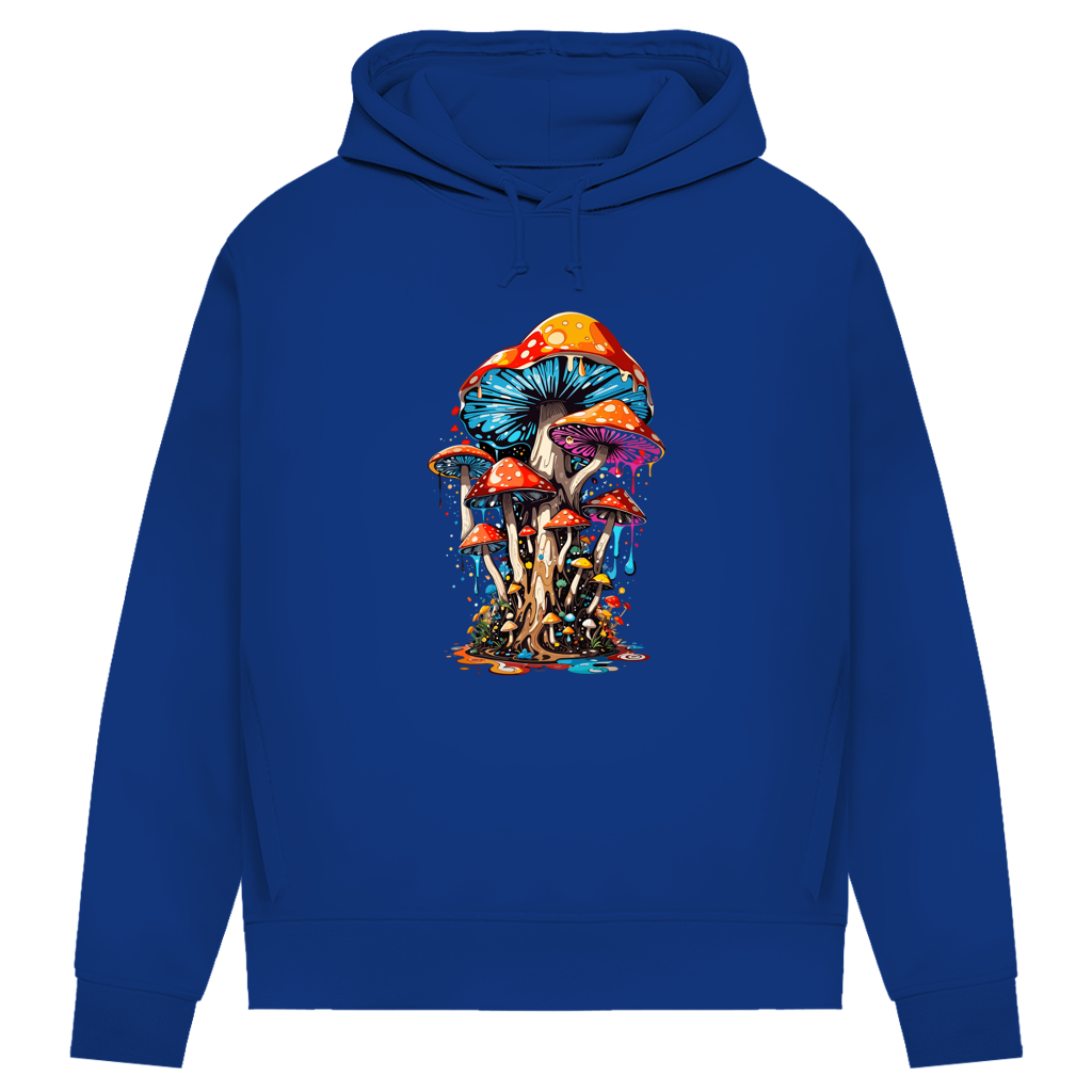 Damen Premium Bio Hoodie Mushroom Drip