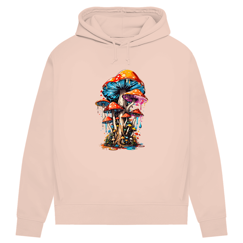 Damen Premium Bio Hoodie Mushroom Drip