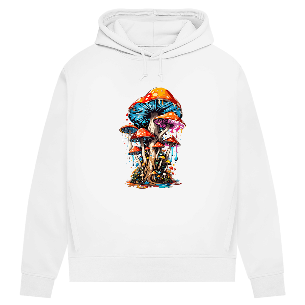 Damen Premium Bio Hoodie Mushroom Drip