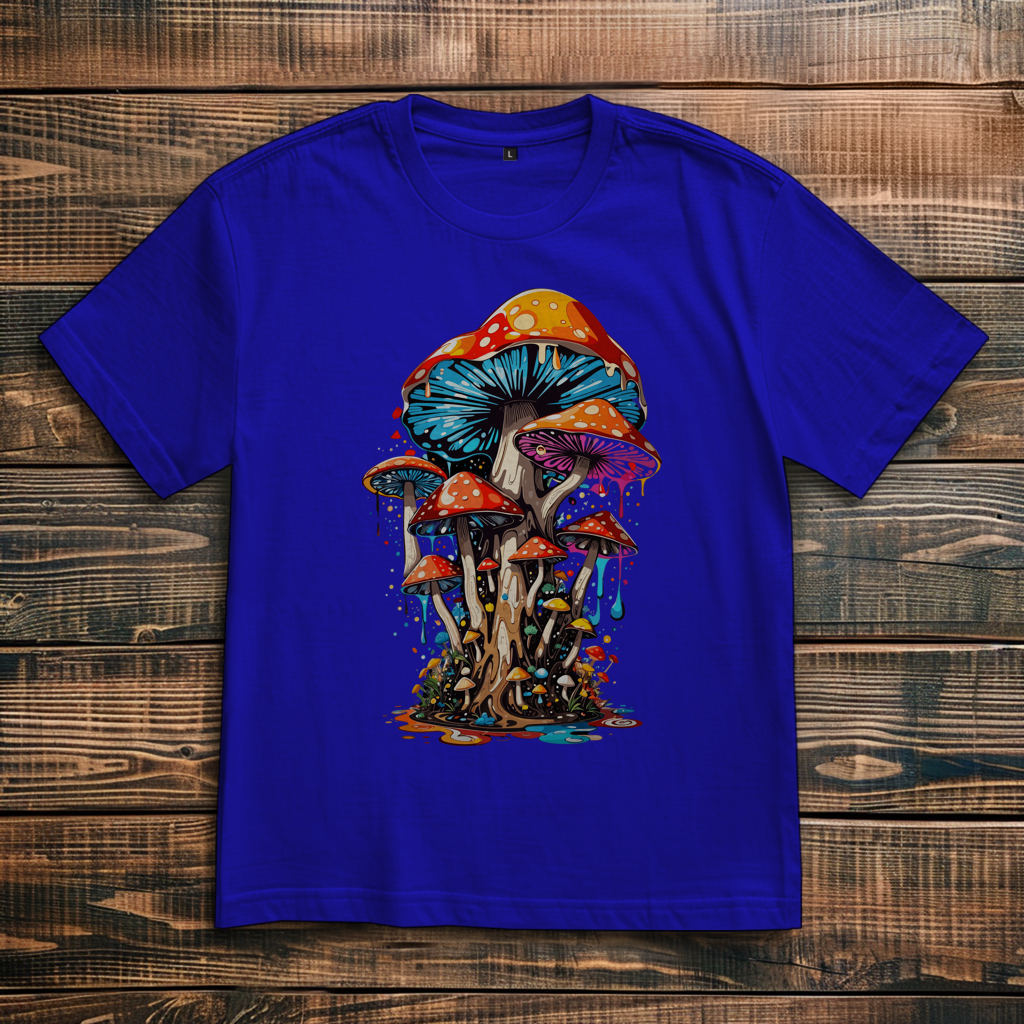 Oversize T-Shirt Mushroom Drip