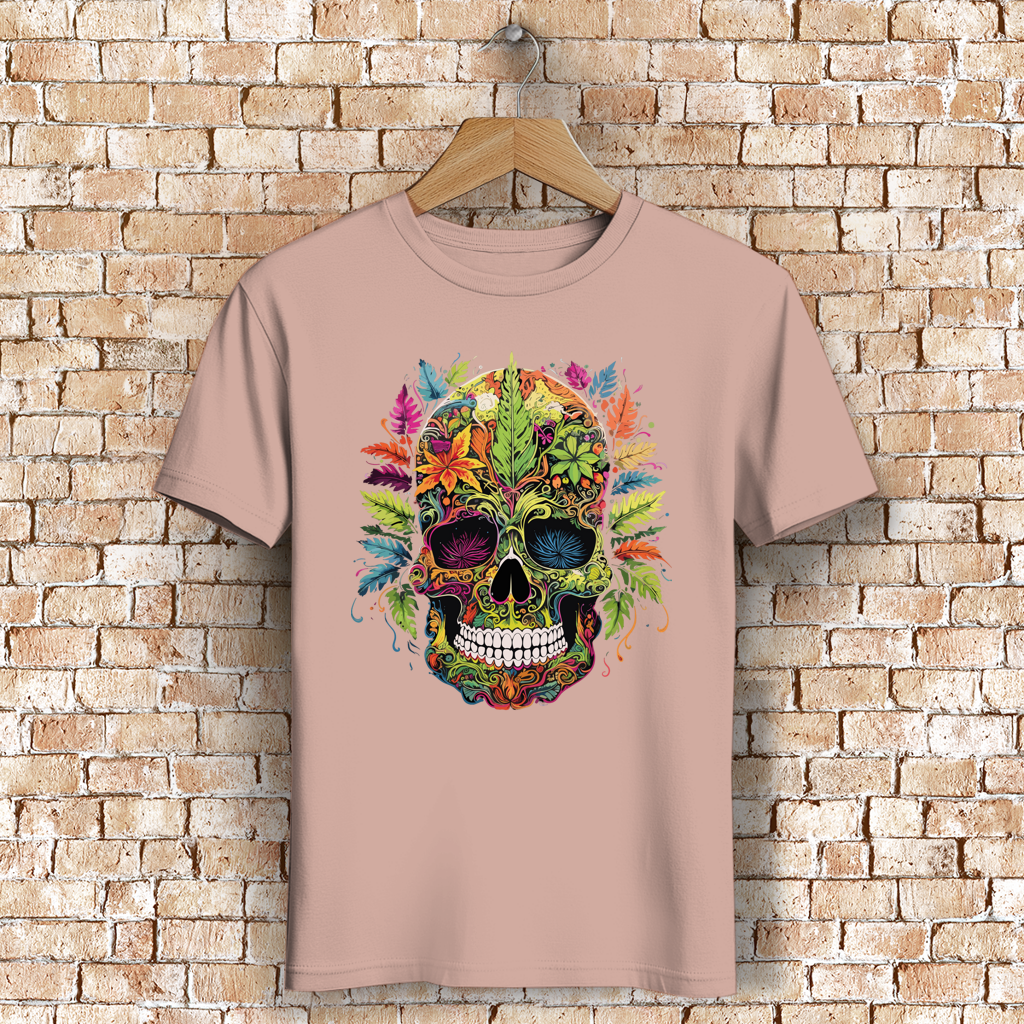 Herren Premium Bio T-Shirt Nature Skull