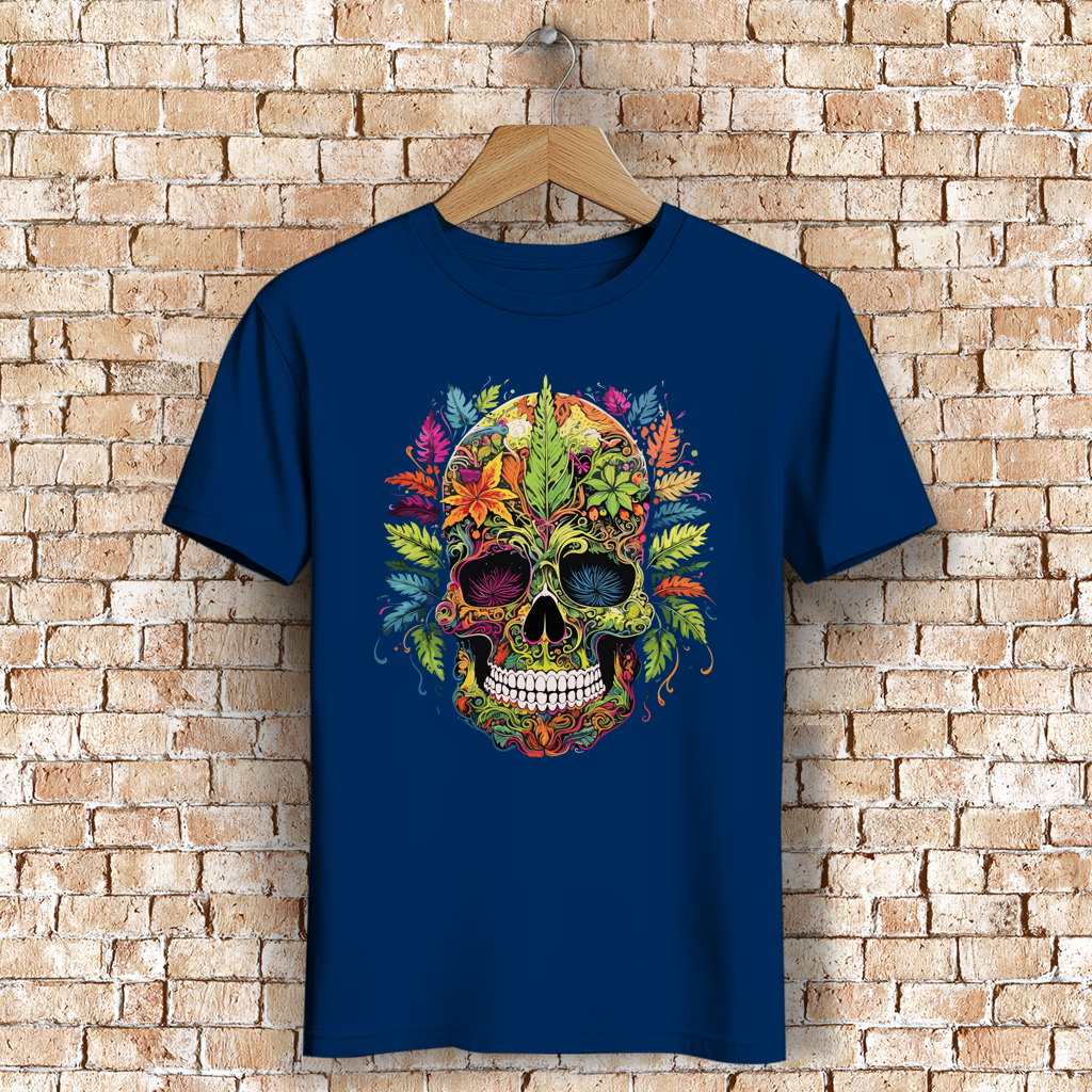 Herren Premium Bio T-Shirt Nature Skull