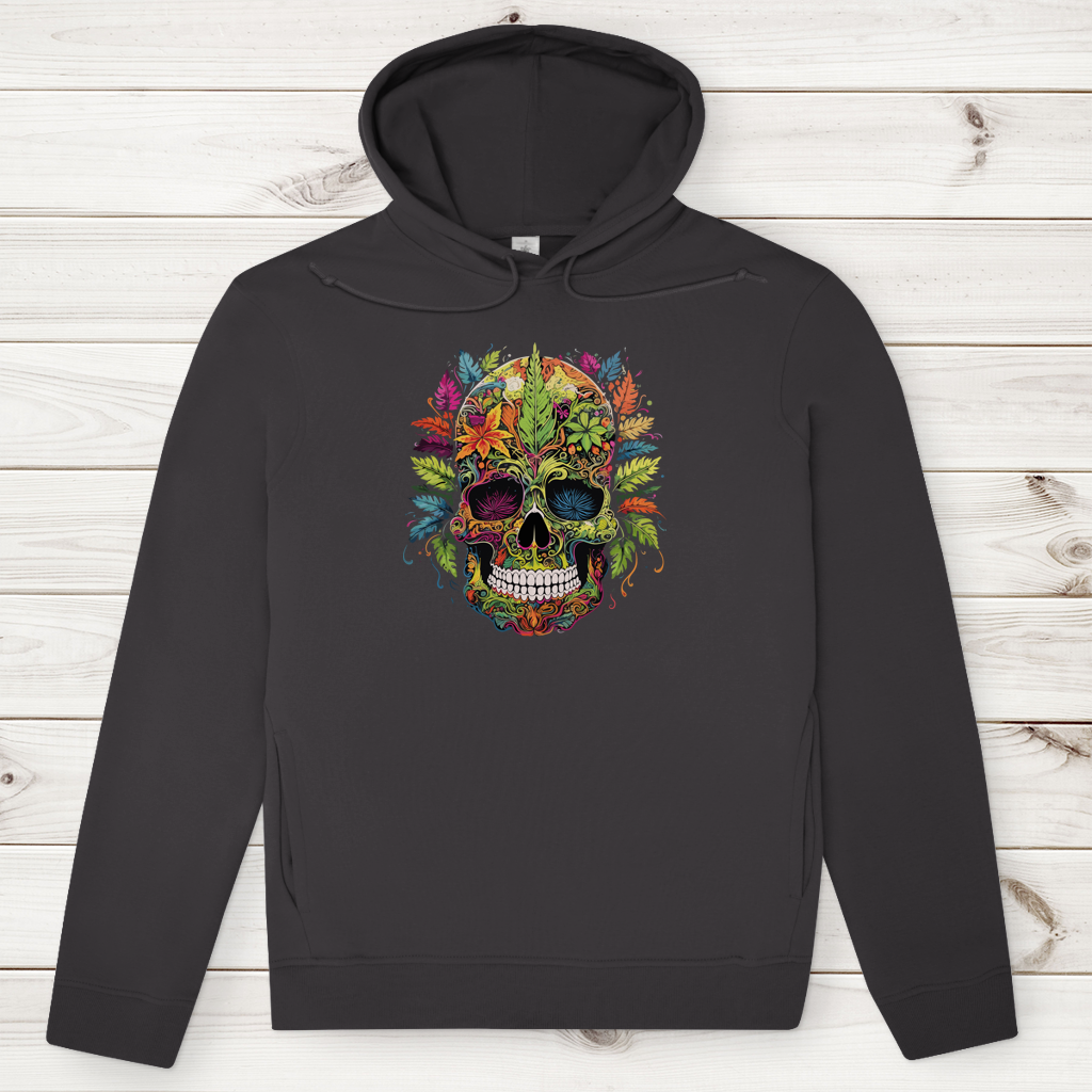 Herren Premium Bio Hoodie Nature Skull