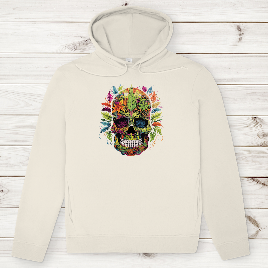 Herren Premium Bio Hoodie Nature Skull