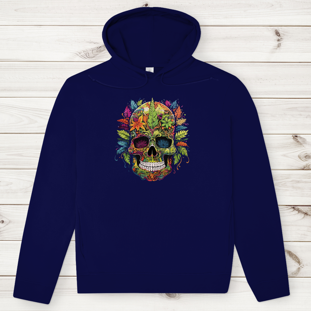 Herren Premium Bio Hoodie Nature Skull