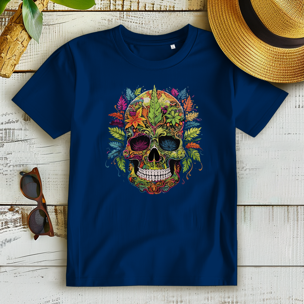 Damen Premium Bio T-Shirt Nature Skull