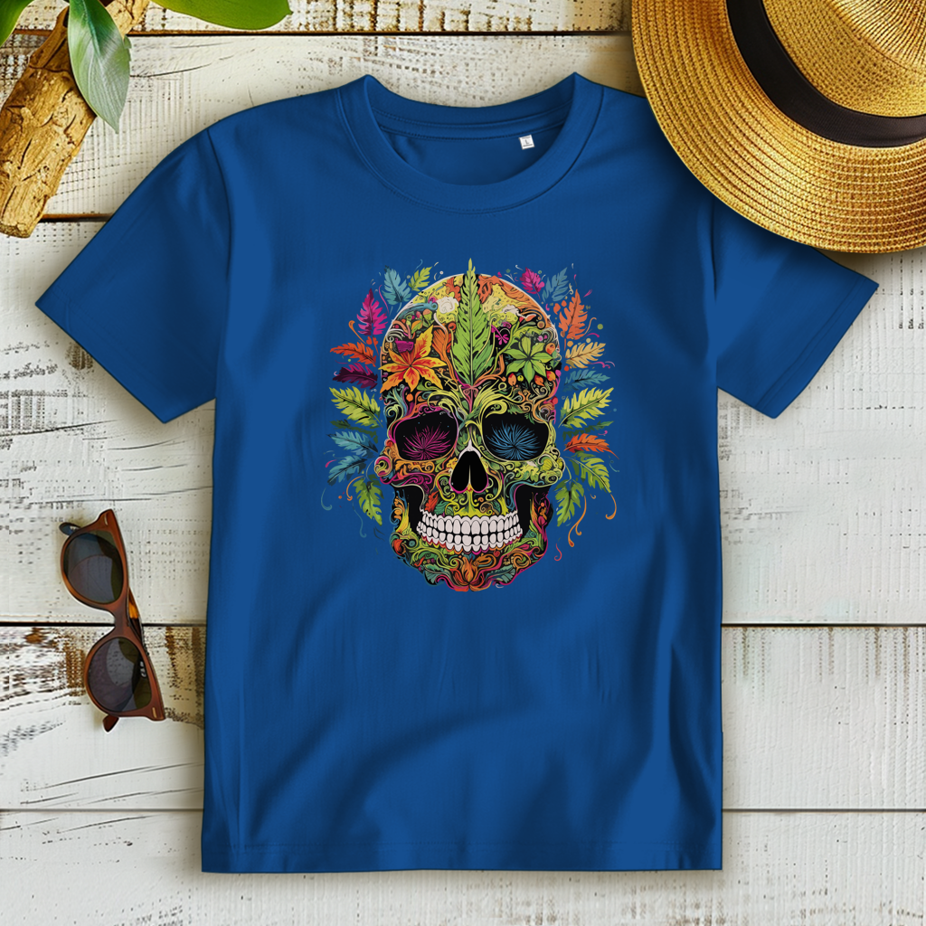 Damen Premium Bio T-Shirt Nature Skull