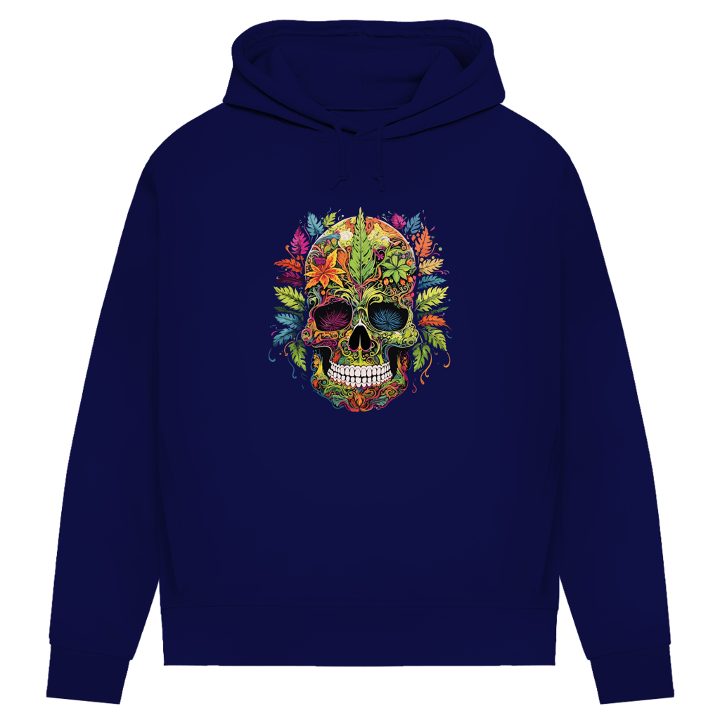 Damen Premium Bio Hoodie Nature Skull