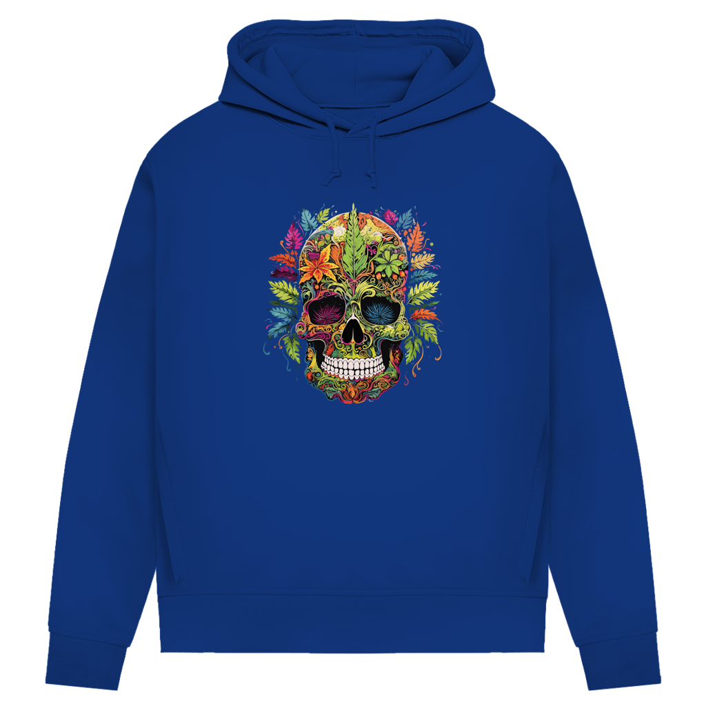 Damen Premium Bio Hoodie Nature Skull