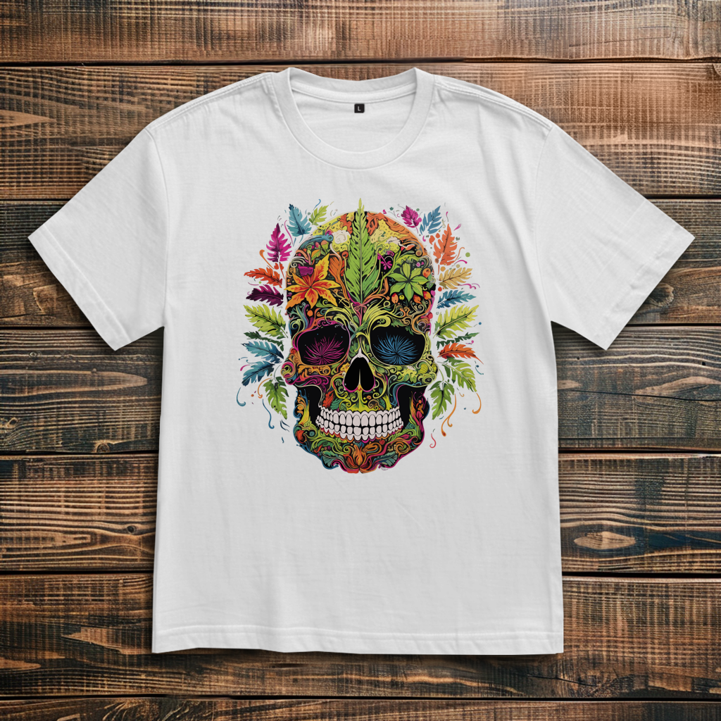 Oversize T-Shirt Nature Skull