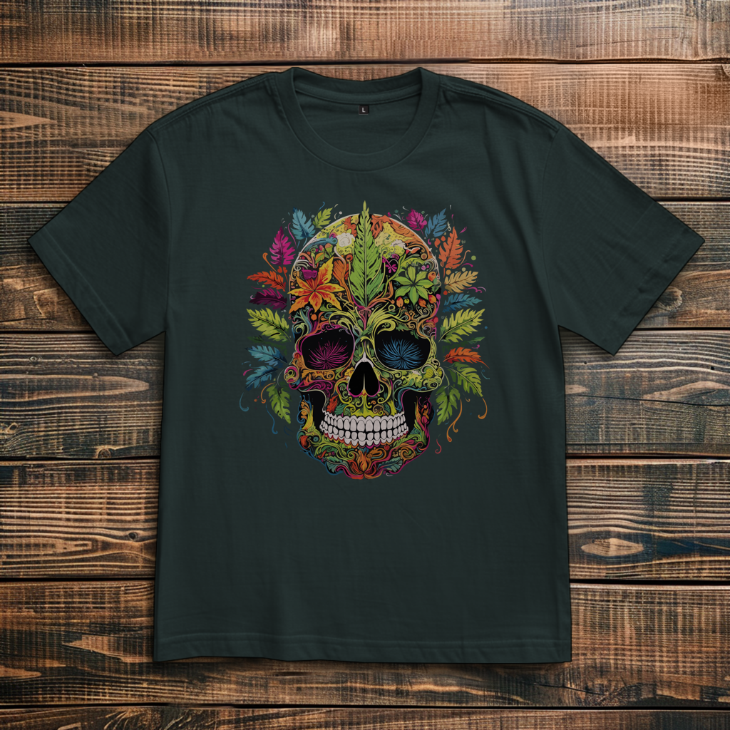 Oversize T-Shirt Nature Skull