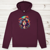 Herren Premium Bio Hoodie Mushroom Forest Girl