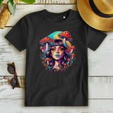 Damen Premium Bio T-Shirt Mushroom Forest Girl