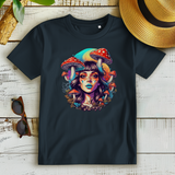 Damen Premium Bio T-Shirt Mushroom Forest Girl