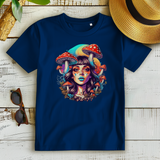 Damen Premium Bio T-Shirt Mushroom Forest Girl