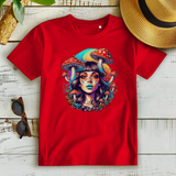 Damen Premium Bio T-Shirt Mushroom Forest Girl