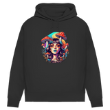 Damen Premium Bio Hoodie Mushroom Forest Girl
